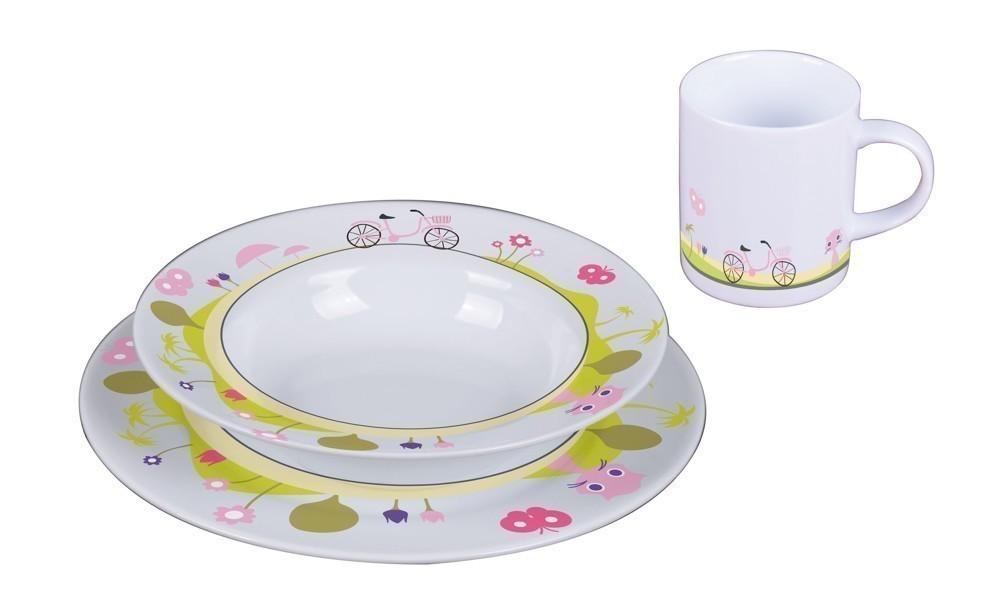 Sambonet Baby Set 7 Pcs Jenny With Flatware Baby Porcelain  (EOL)