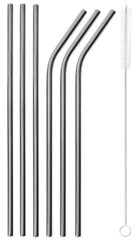 Sambonet Brčka nerez mix bárev 6 ks + kartáček