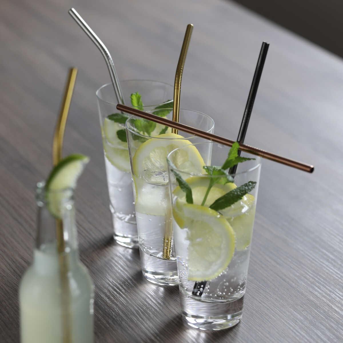 Sambonet Brčka nerez mix bárev 6 ks + kartáček