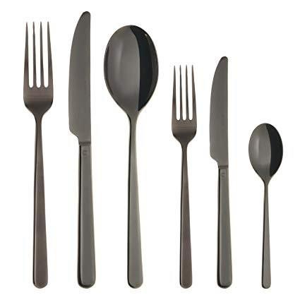 Sambonet Linear Black Set příborů 36 ks