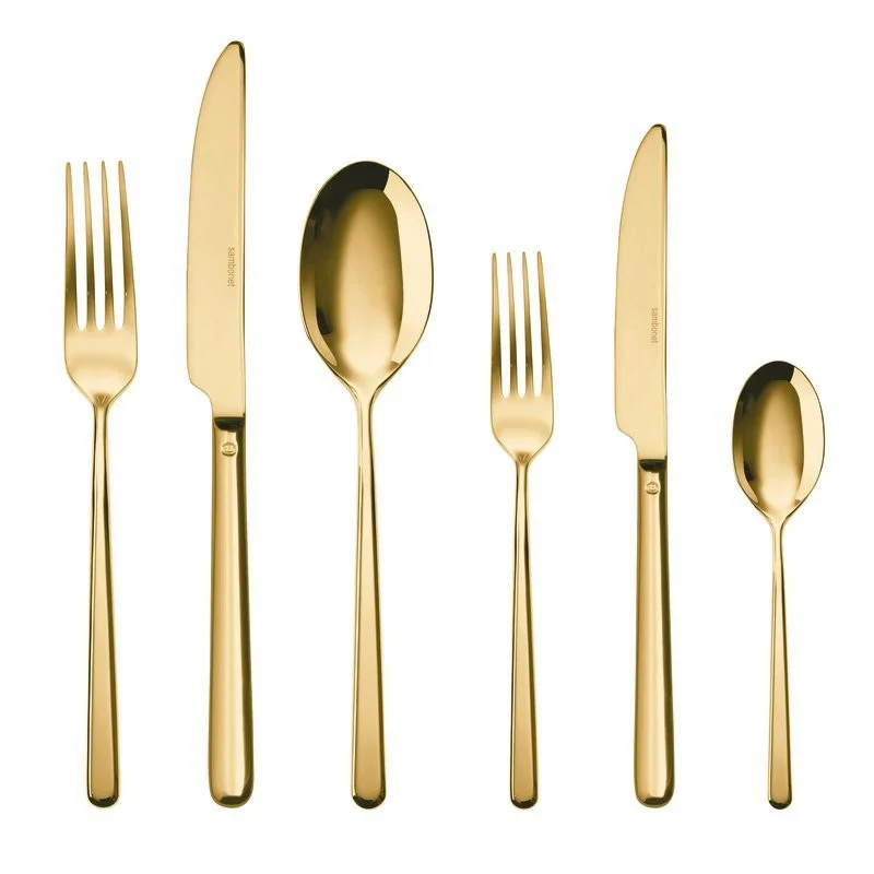 Sada příborů Linear PVD Gold, 36 ks 
