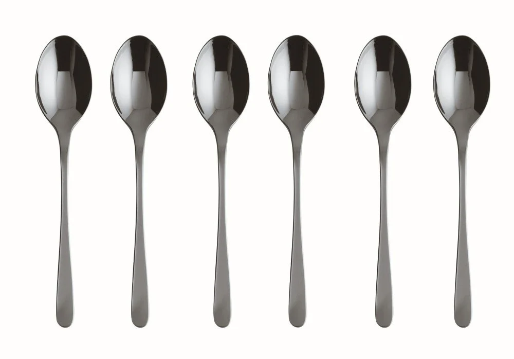 Kávové lžičky Taste PVD Black, 6 ks