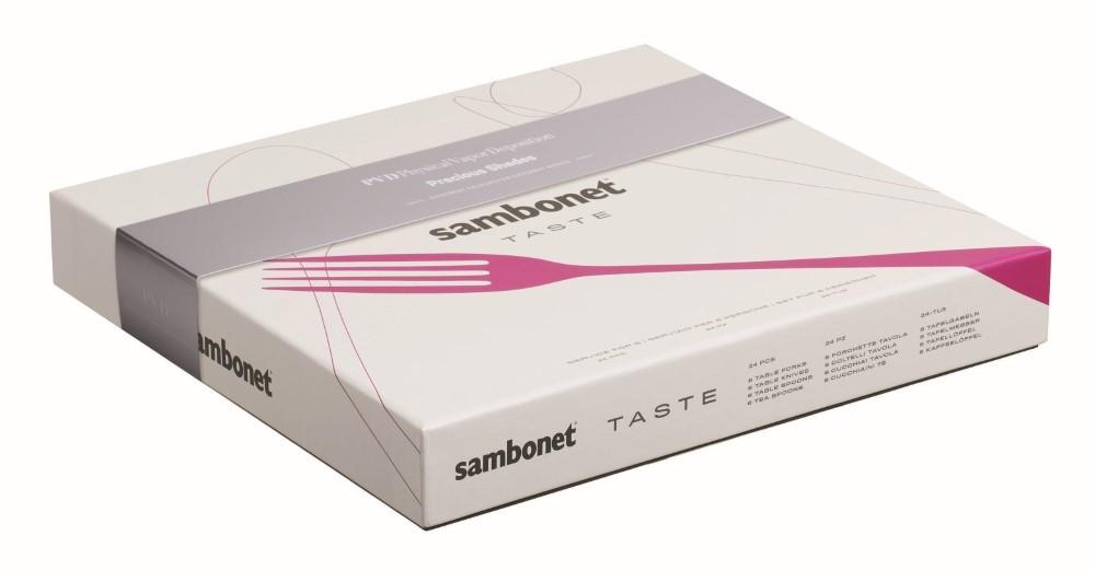 Sada příborů Taste PVD Champagne, 36 ks