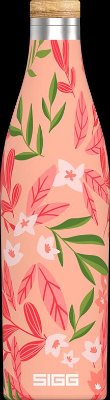 Dvoustěnná nerezová láhev na vodu Meridian Sumatra Flowers, 0,5 l