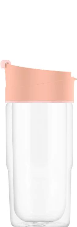 Skleněný cestovní hrnek Nova, 0,37 l