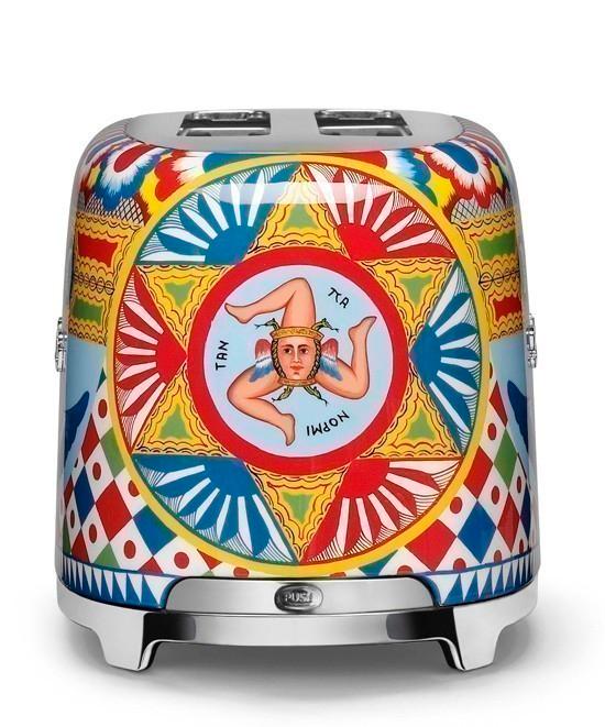 SMEG Dolce&Gabbana toustovač P2x2 s potiskem 1500W  (EOL)