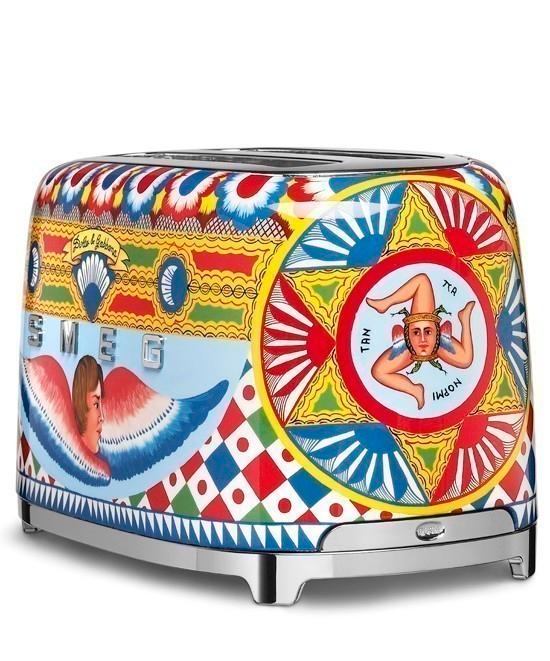 SMEG Dolce&Gabbana toustovač P2x2 s potiskem 1500W  (EOL)