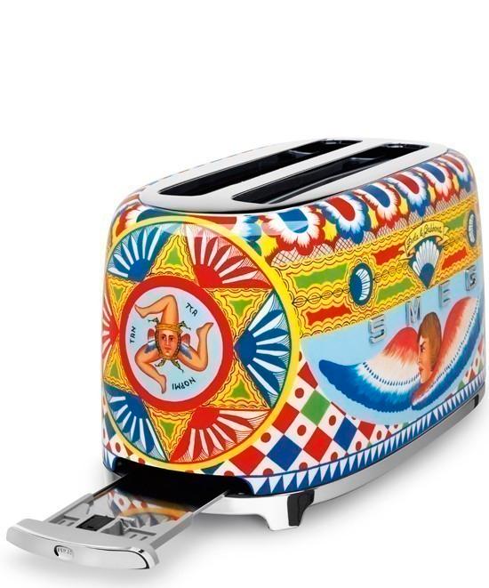 SMEG Dolce&Gabbana toustovač P2x2 s potiskem 1500W  (EOL)