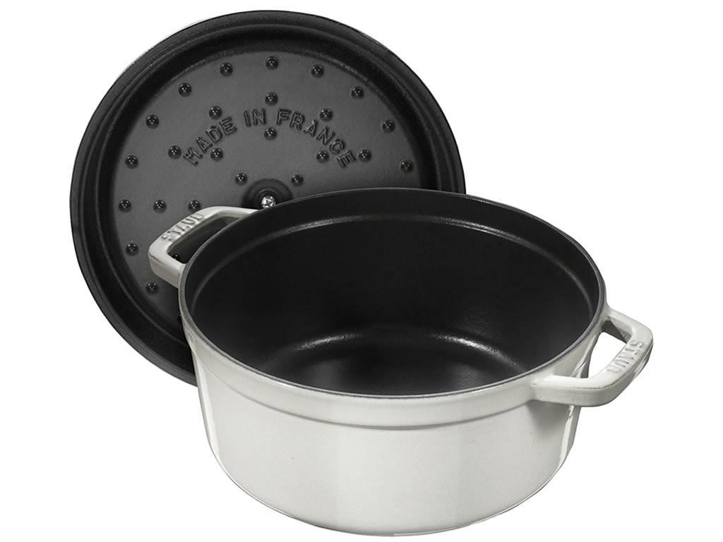 Litinový hrnec s poklicí Cocotte, Ø 26 cm / 5,2 l, citronová