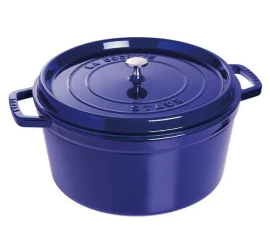 Litinový hrnec s poklicí Cocotte, tmavě modrá, 30 cm / 8,35 l