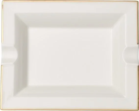 Anmut Gold porcelánový popelník, 17 x 21 cm