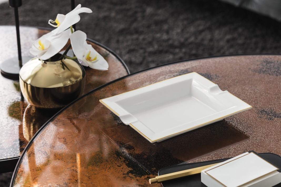 V&B Anmut Gold Popelník 17x21cm (EOL)