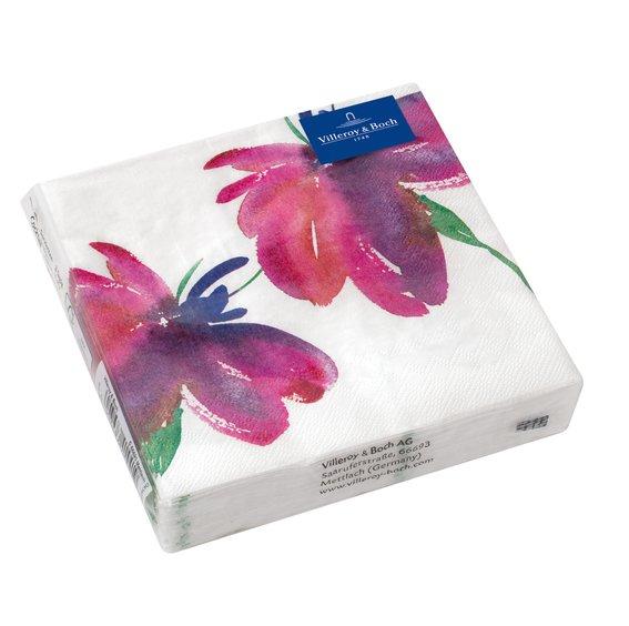 V&B Artesano Flower Art ubrousky s květinami, 22 x 25 cm (EOL)