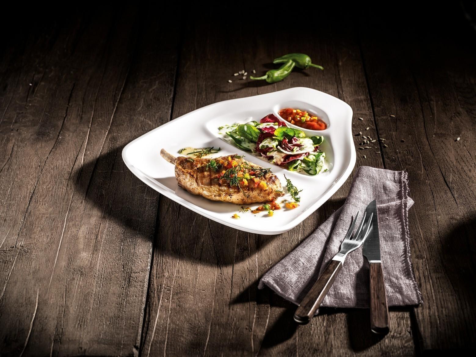 V&B BBQ Passion Steak talíř L Set 2 ks