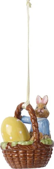 Bunny Tales velikonoční závěsná dekorace, zajíček Max v košíčku