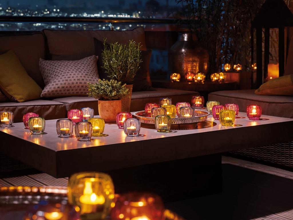 V&B Colou. DeLight Svícen na čajovou svíčku malý Cosy Grey (EOL)