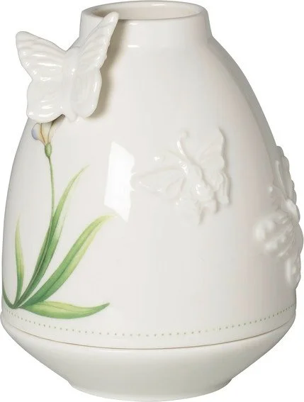 Colourful Spring svícen na čajovou svíčku, motýl