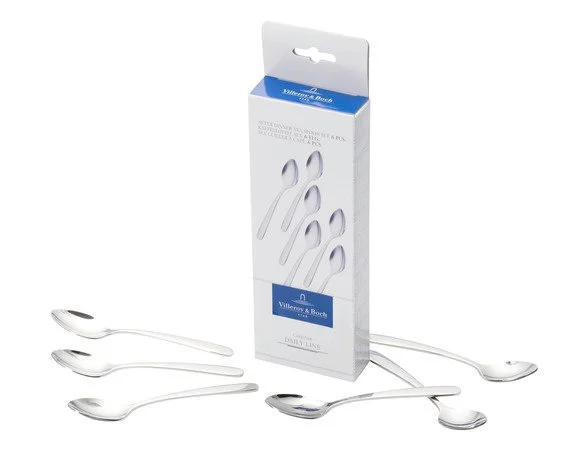 Daily Line sada nerezových lžiček, 6 ks