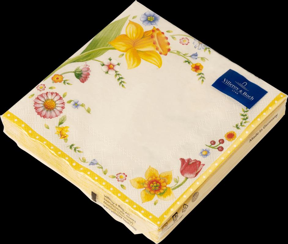 V&B Easter Access SpringFant Ubrousky L květiny 33x33cm