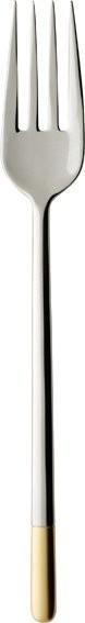 V&B Ella teilvergoldet Servírovací vidlička