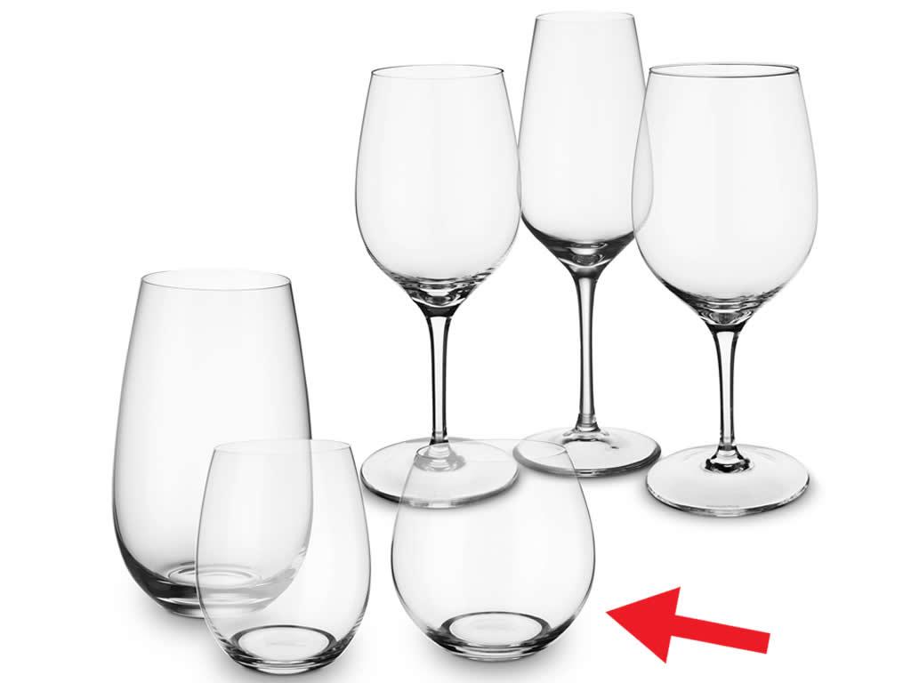 Entree sada sklenic na vodu, 0,57 l, 4 ks