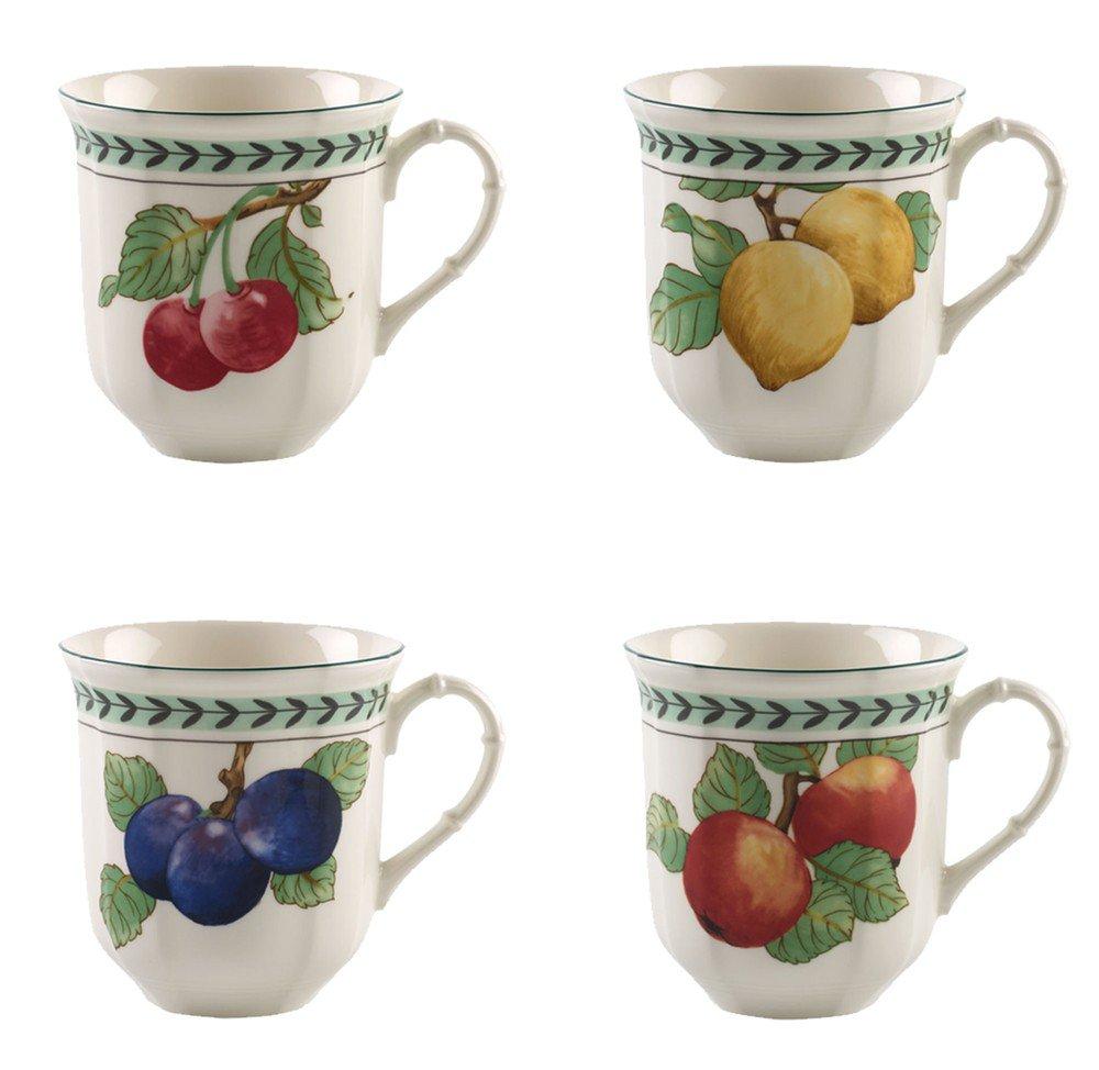 French Garden Modern Fruits sada 4 hrnků, 0,48 l