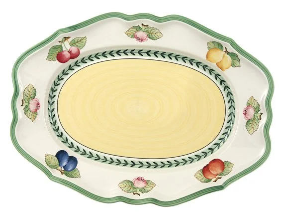 French Garden Oválný servírovací talíř, 37 cm