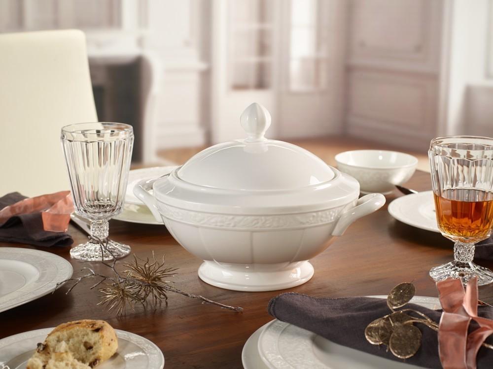 V&B Gray Pearl Kulatá polévková terina 2,80l (EOL)