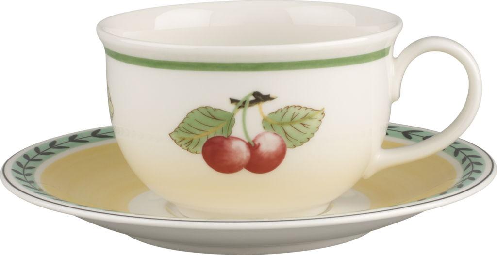 Šálek na bílou kávu XXL Charm & Breakfast French Garden, 500 ml