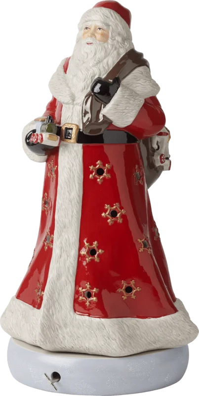 Hrací skříňka a svícen Santa Christmas Toys Memory, 45 cm