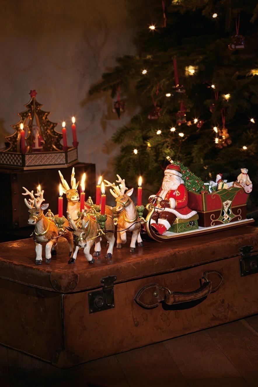 Christmas Toys Memory hrací skříňka Santa na saních