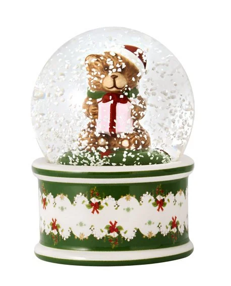 Christmas Toys sněžítko s medvídkem, 9 cm