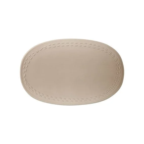 Like It´s my moment oválný talíř, mandlový, 29,5 x 19 cm