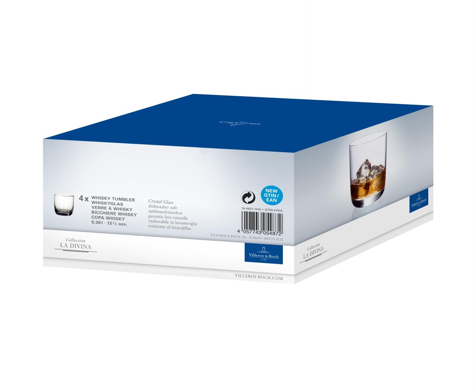 V&B LaDivina Old fashioned sklenice, set 4ks