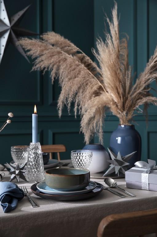 V&B Lave Home Drop Váza bleu malá