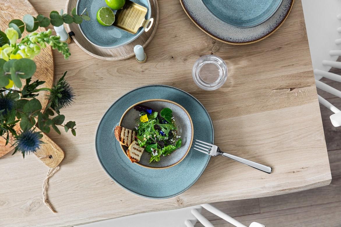 V&B Lave glacé Jídelní talíř modrý