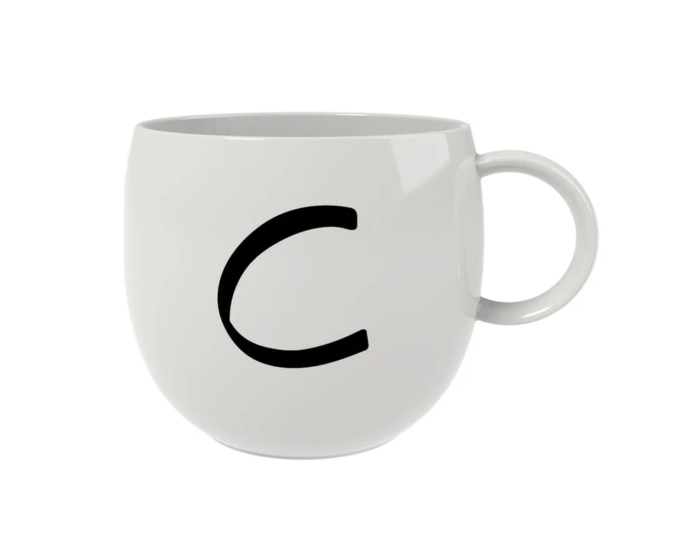 Like hrnek Letters, písmeno C, 0,33 l