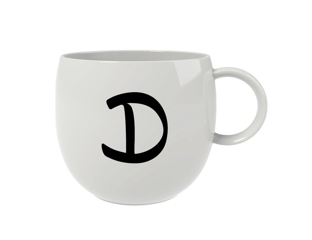 Like hrnek Letters, písmeno D, 0,33 l