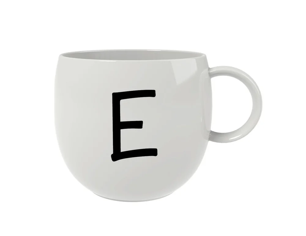 Like hrnek Letters, písmeno E, 0,33 l