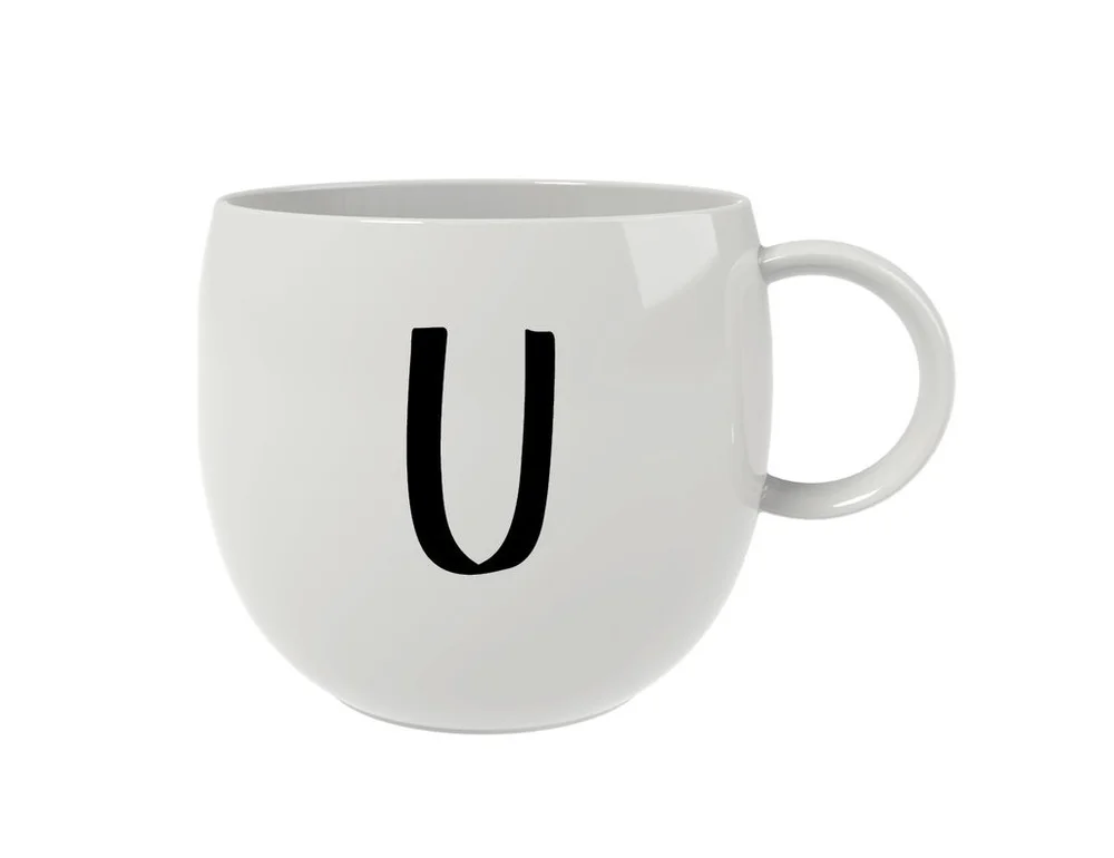 Like hrnek Letters, písmeno U, 0,33 l