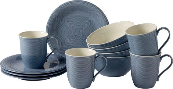 Like Color Loop Horizon porcelánová snídaňová sada, 12 ks