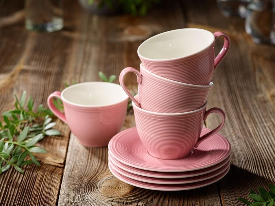 V&B Like Color Loop Rose kávový podšálek (EOL)