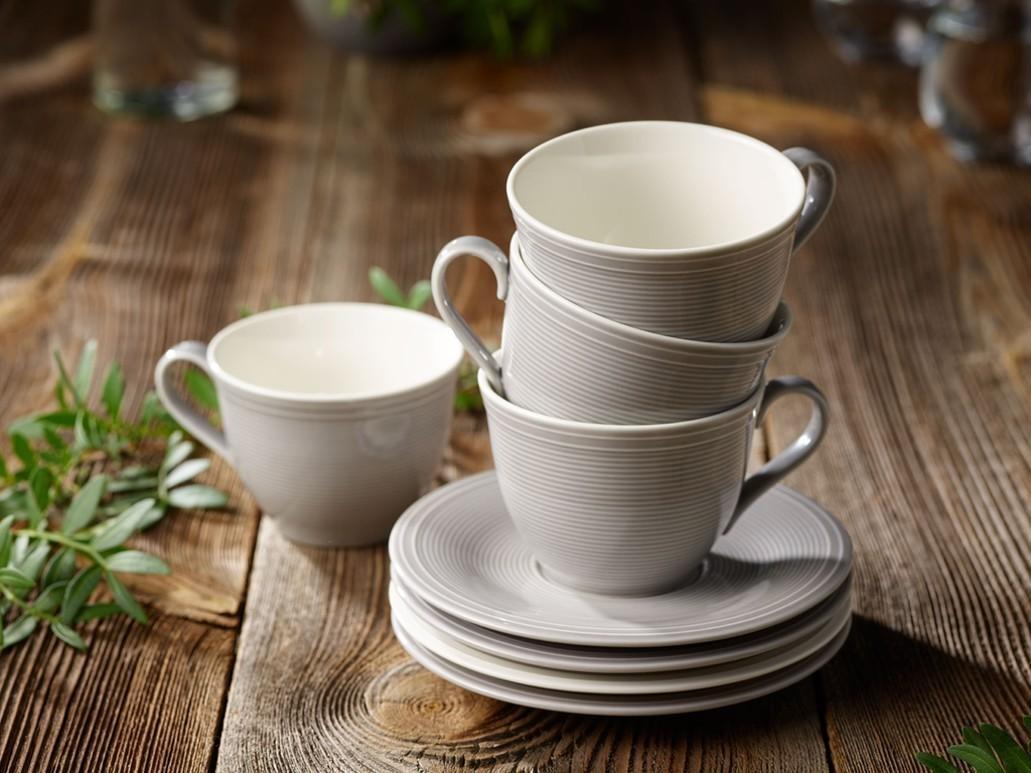 V&B Like Color Loop Stone Kávový set 12ks (EOL)