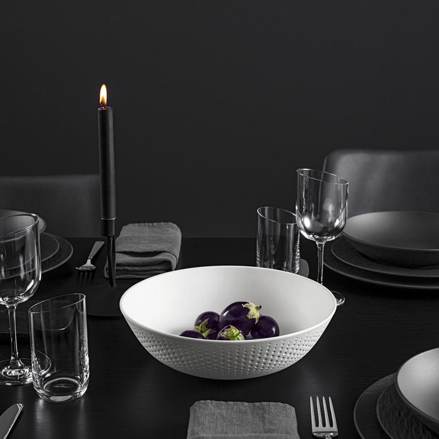 Dekorativní mísa / mísa na ovoce Manufacture Collier blanc, Ø 27,3 cm