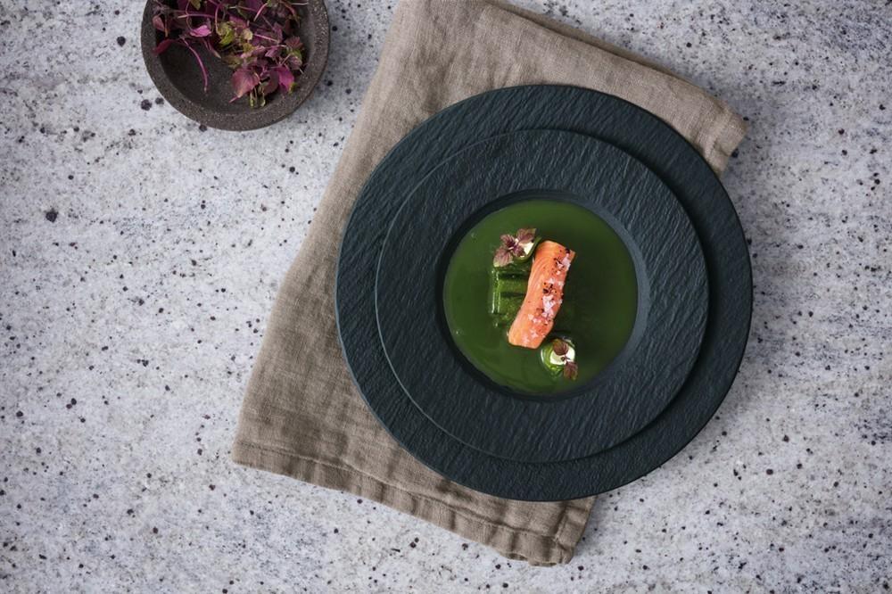 V&B Manufac. Rock jídelní talíř 27cm černý