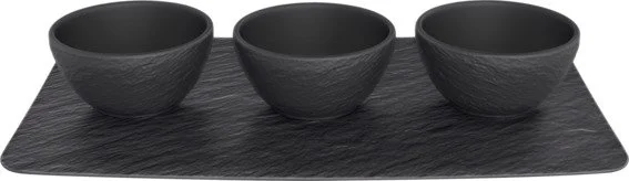 Manufacture Rock sada misek na dip s podnosem