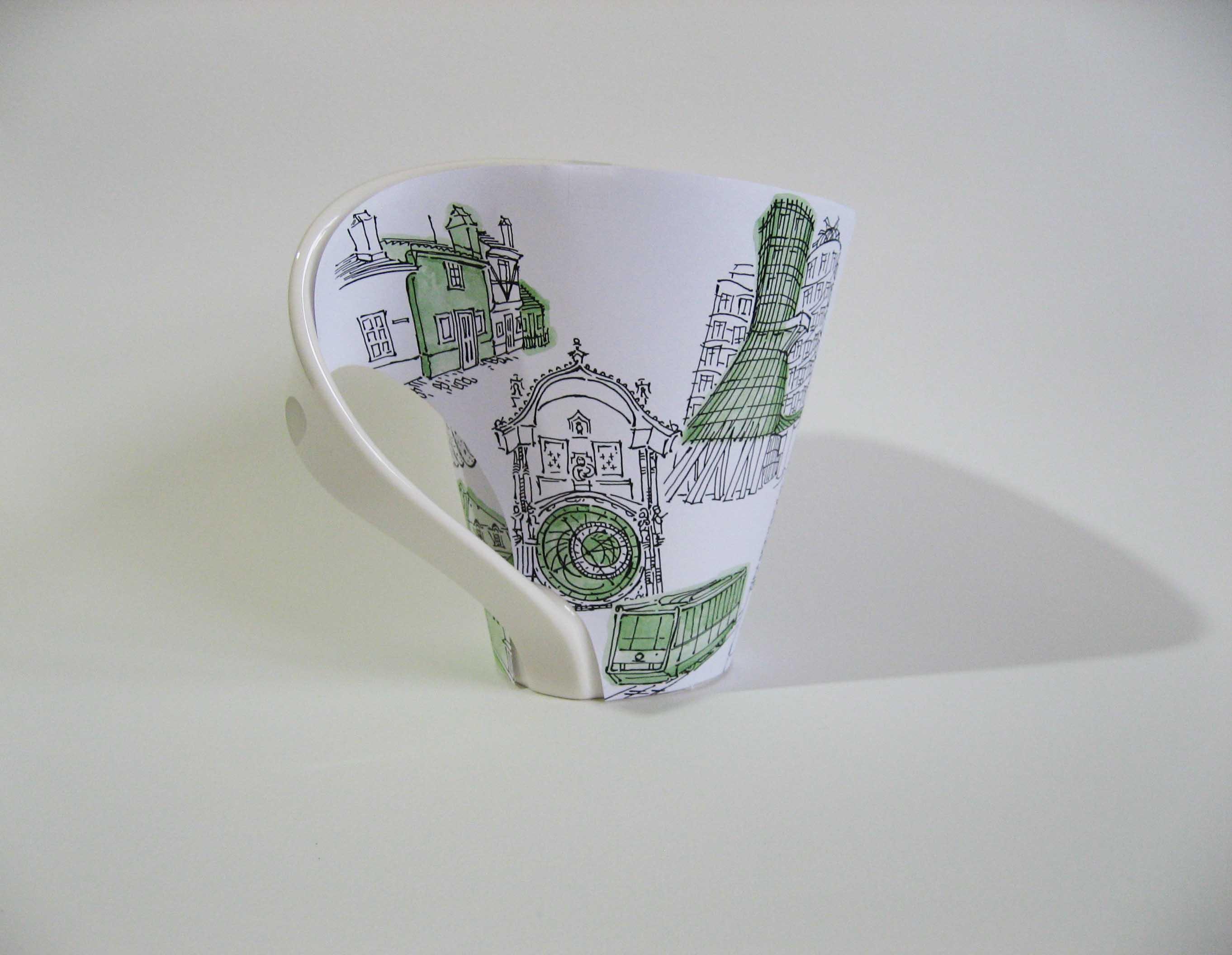 V&B NewWave City World Hrnek 0,35l - Prag (EOL)