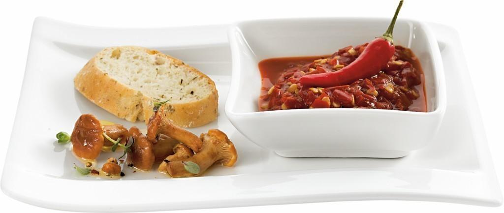 NewWave pečivový talíř, 18 x 15 cm