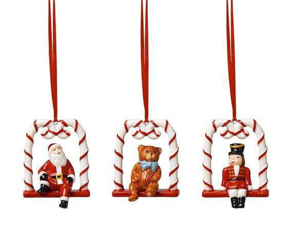 V&B Nost.Ornaments Závěsná dekorace 3ks Houpačky (EOL)