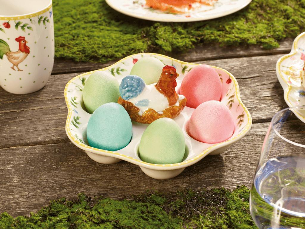 V&B Spring Awaken Podnos na vejce kohoutek a slepička 